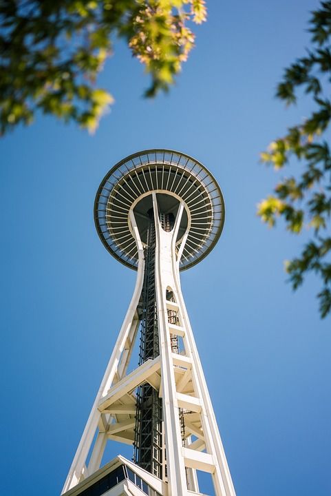 建造 西雅图 天空 空间针 旅游景点 塔