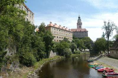 捷克克鲁姆洛夫 捷克共和国 Krumlov 中世纪 东欧 布拉格