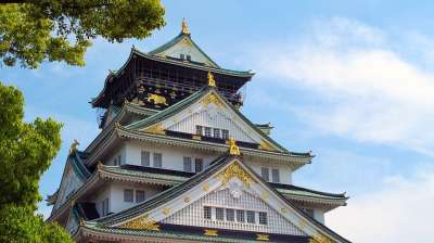 大阪城 日本 奥古 大阪 地标 亚洲风格 体系结构 六世纪