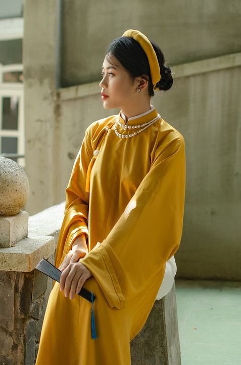 女士 奥黛 婚礼 时尚 婚纱礼服 新娘 传统服饰 传统服装