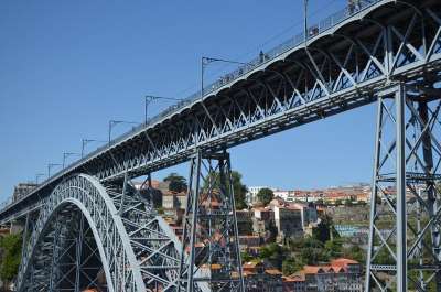 葡萄牙 波尔图 Ponte Dom路易斯我 桥 地标 城市 游客