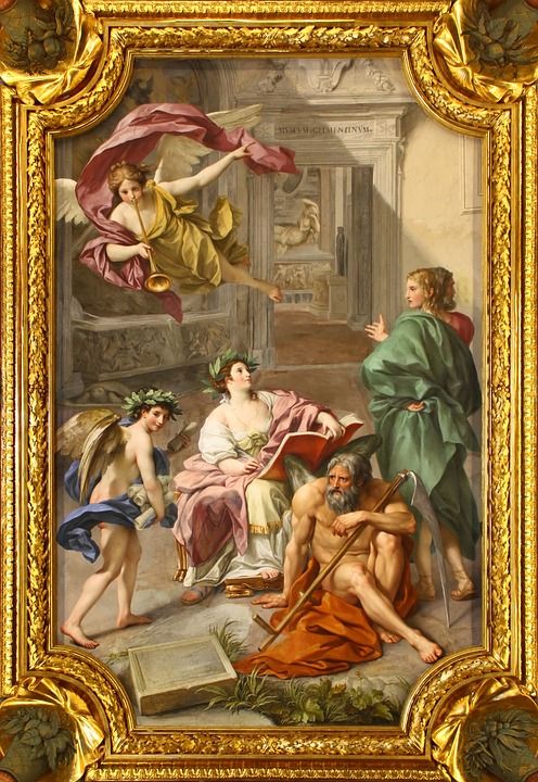 壁画 新鲜的绘画 Anton Raphael Mengs 天使 绘画