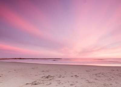 日落 海滩 天空 地平线 粉色的 海滨国家 浪漫的 国家 海洋