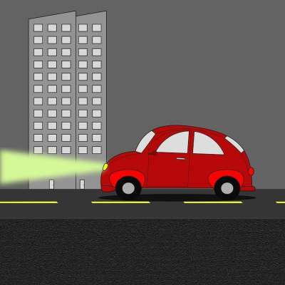 车 路 街道 车辆 建筑物 插画师