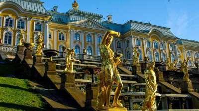 欧洲 旅行 旅游 圣 · 彼得堡 俄罗斯 建造 金子 彼得霍夫宫