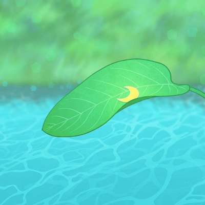 漫画 绘画 幻想 创造力 免费插画师 童话故事 月亮 叶子