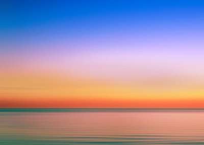海滩 海 日落 黄昏 暮 余辉 地平线 海洋 海景 平静的水面