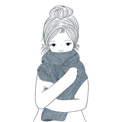 女士 时尚 冬天 寒冷的 围巾 全套服装 风格 女孩 女性