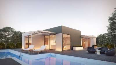 建筑学 使成为 外部的 设计 Photoshop 3D 3Dsmax