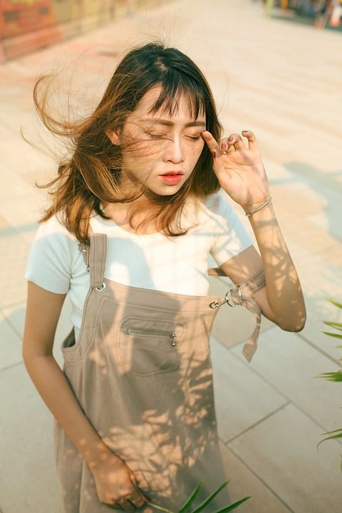 女孩 美丽的 时尚 女士 女性 模型 肖像 头发 脸 风格