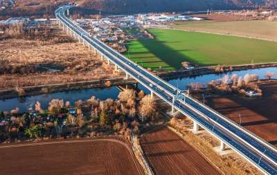 桥 路 高速公路 高架桥 大大地 旅行 农村 无人驾驶飞机开枪
