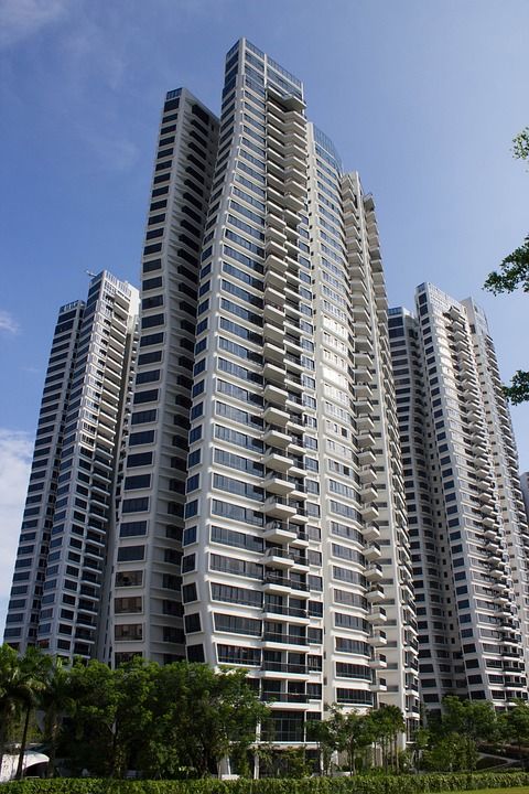 建筑物 摩天大楼 公寓 住宅建筑 高楼 高层建筑 结构 外墙