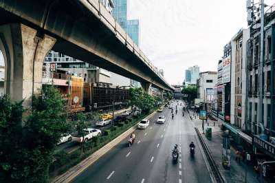 路 亚洲 泰国 曼谷 首都 城市 暹 结构 旅行 旅游 黄昏