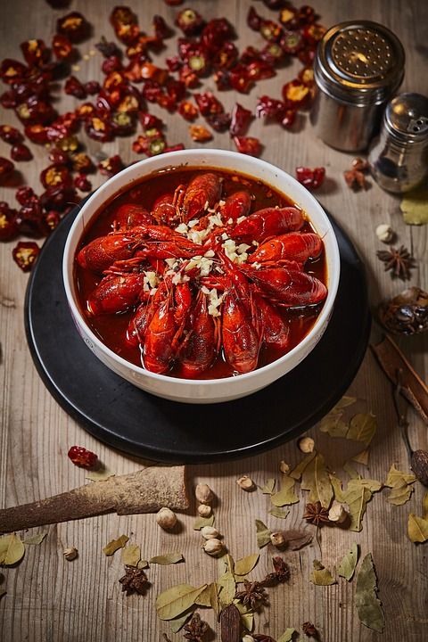 海鲜 龙虾 小龙虾 美食 菜品 菜 中餐 凉菜 配菜 香料