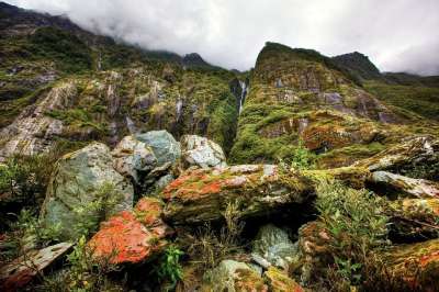 山 悬崖 山腰 景观 自然 荒野 雨林 南港岛
