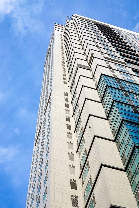 建造 结构 城市 现代的 镇 高楼 摩天大楼 市中心 城市的