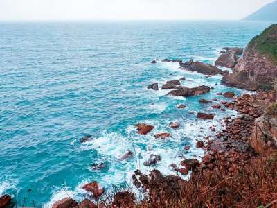 大自然壁纸 自然壁纸 高清壁纸 海 大海 岸 海边 礁石 深圳