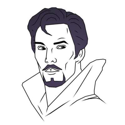 本尼迪克特Cumberbatch 医生奇怪的 超级英雄 漫威漫画