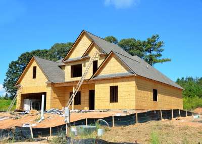 新家 建造 结构 行业 木头 房子 家 财产 新的 住宅