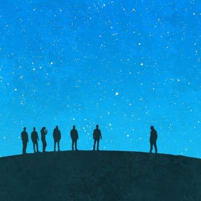 创造力 想象力 幻想 童话故事 男人 戈壁 沙漠 远足 星空