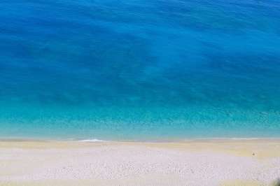 海滩 蓝色的水 天堂 绿松石 海岸线 希腊 自然 沙 海 海滨