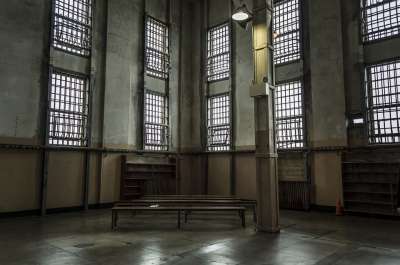 老的 古老的 监狱 建造 历史 优质的 金属 地标 恶魔岛