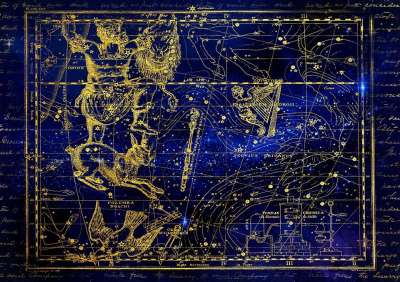星座 天堂 星空 亚历山大 贾米森 出生日期 问候卡 星图集