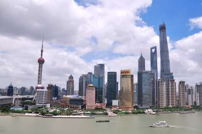 上海 天空 建筑 街道 外滩 风景 高楼 黄浦江 东方明珠