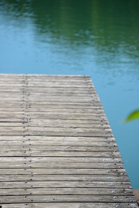 水 网络 湖 自然 桥 流动 天堂 木板路 码头 板 景观