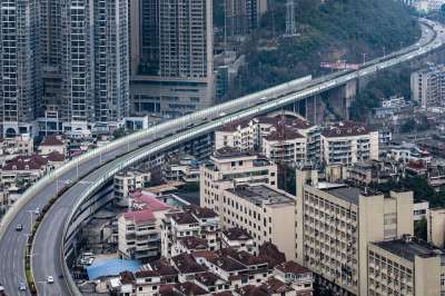 高速公路 路 立交桥 高架公路 建筑物 城市 城市景观 桥 贵阳
