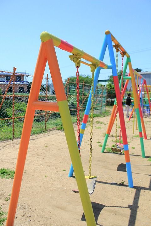 秋千 游乐场 游乐项目及景点 学校