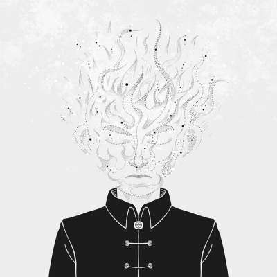 男人 火 火焰 卡通片 绘画 想象力 幻想 创造力 画画 艺术