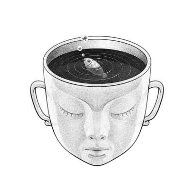 漫画 绘画 幻想 创造力 黑和白 免费插画师 童话故事 安静 鱼