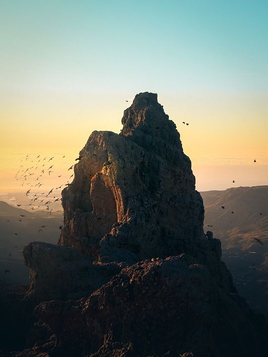 景观 自然 山 旅行 光 天空 背景 自然背景 岩石 日出