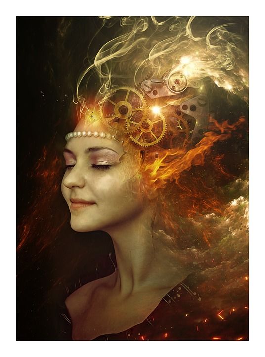 凤凰 幻想 肖像 幻想肖像 哥特 蒸汽朋克 黑暗的 超现实的