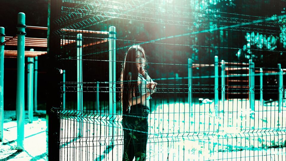 长发, 那位女孩, 紧身牛仔裤, 高腰牛仔裤, 时尚2017, 莫斯科