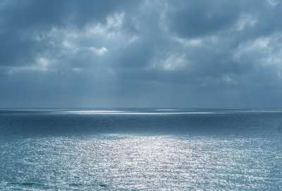 海景 海 海洋 水 蓝色的大海 蓝色的海洋 阳光 地平线 天际线