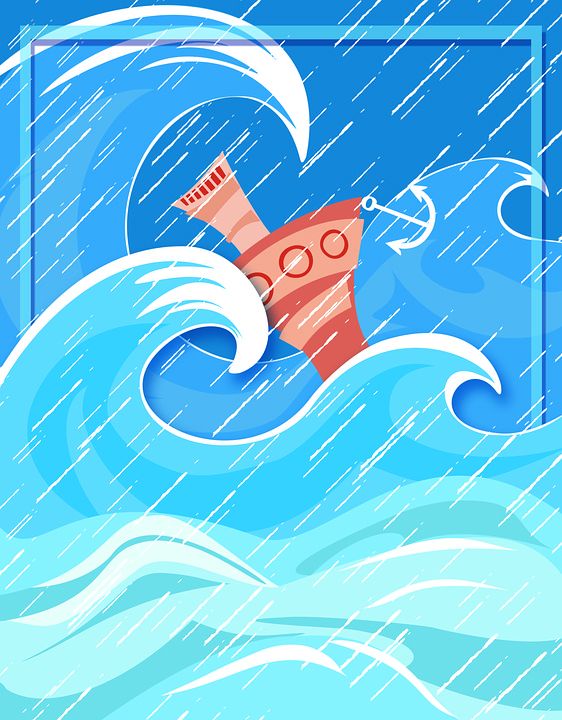 在大海 矢量图绘制 船 尚未 波浪 Maroso 水 港口 小船