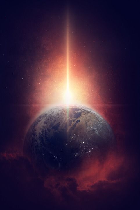 宇宙 地球 行星 空间 星系 星星 抽象 星体 幻想 粒子