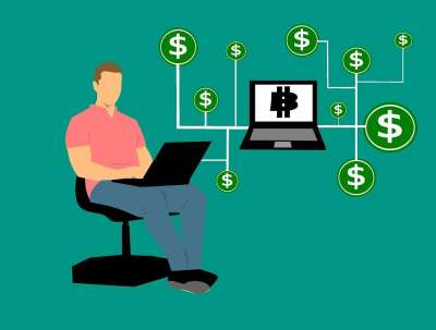 Blockchain 钱 链 块 分配 象征 技术 计算机