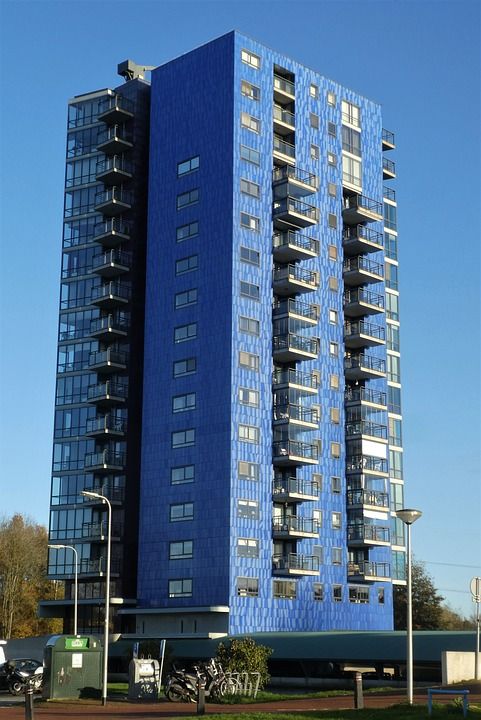 建造 公寓 正面 体系结构 现代的 高楼 平坦的 城市 单位