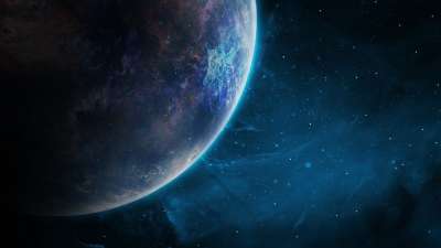 空间 星系 行星 宇宙 背景 空间壁纸 蓝色背景 蓝色的星系