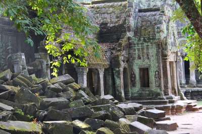 塔普伦寺 古墓丽影名声 寺庙 旅行 古董 老的 电影 美丽的