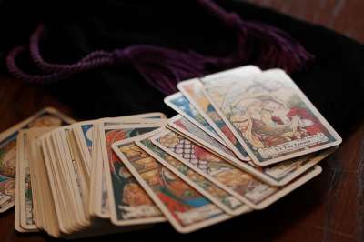 塔罗牌 牌 魔法 财富 告诉 吉普赛人 深奥的 神秘 预言