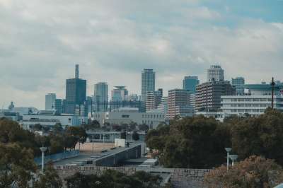 神户 大海 蓝天 Kobe 蓝天白云 天空 清新 Gulf