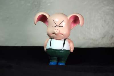 年轻 男性 猪 动物 驯化 玩具 塑像 塑料 Pvc 绘