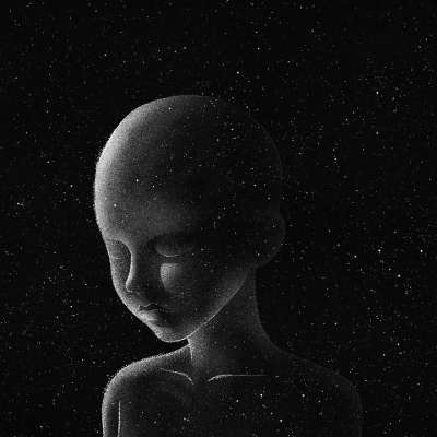 人类 灵魂 宇宙 星星 繁星点点 星系 空间 独自的 男人