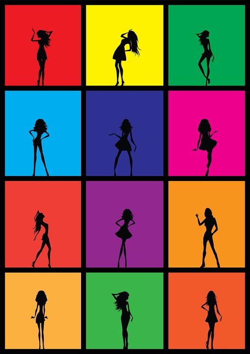 女孩们 时尚 时尚女孩 年轻 女性 女士 模型 头发 风格