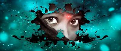 幻想 肖像 眼睛 看法 女性 美丽 脸 年轻女子 神秘 感官