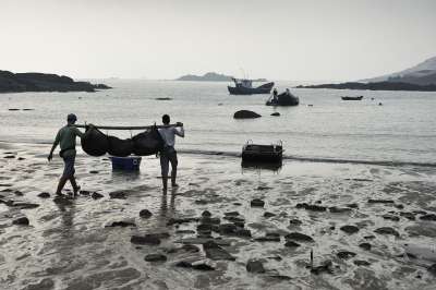 Fishermen Catching The Sea